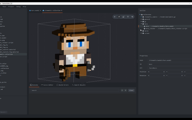 Defold screenshot