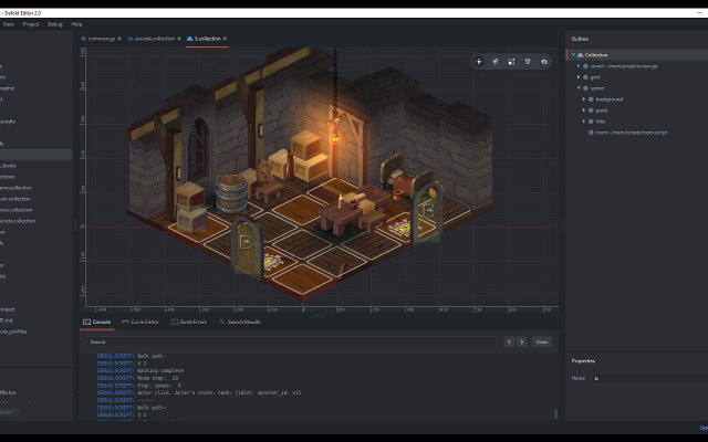 Defold screenshot