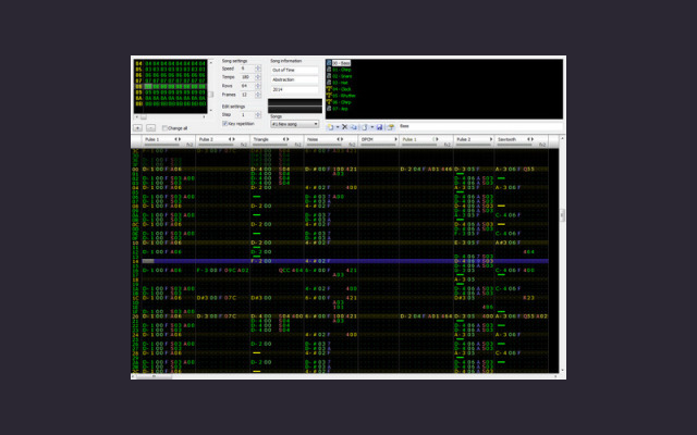 FamiTracker screenshot