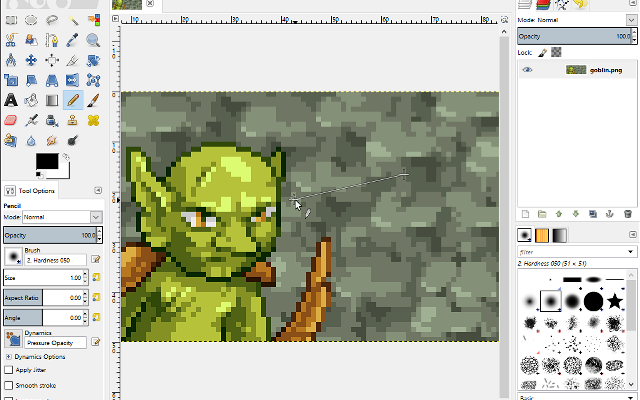 GIMP screenshot