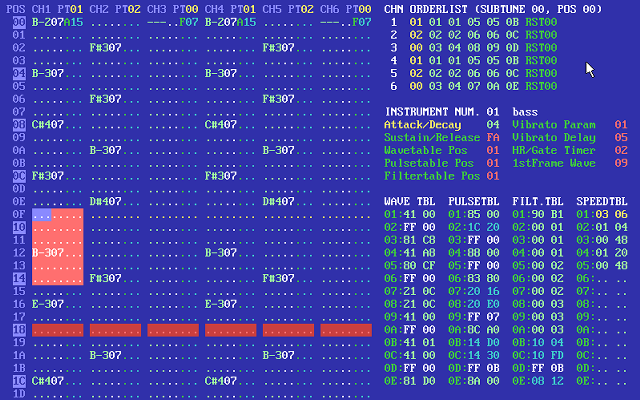 GoatTracker 2 screenshot