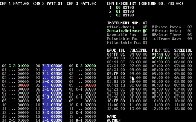 GoatTracker 2 screenshot