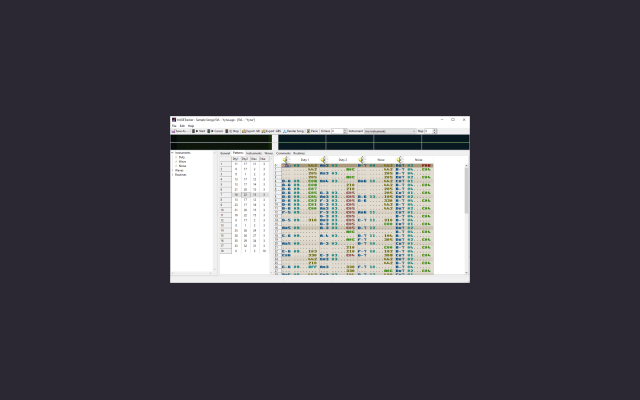 hUGETracker screenshot