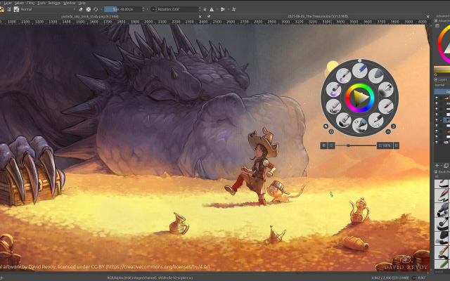 Krita screenshot