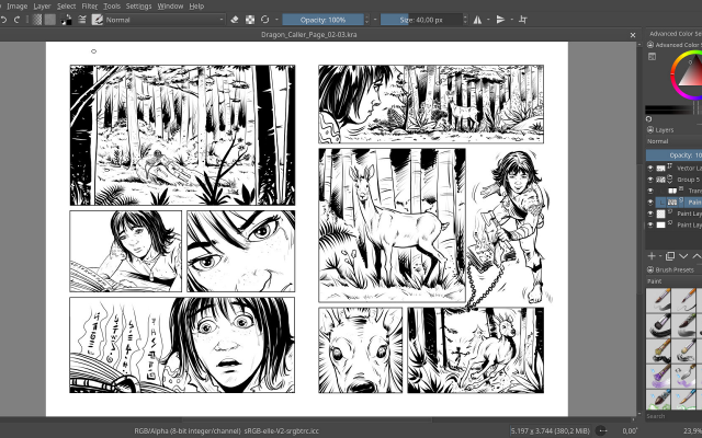 Krita screenshot