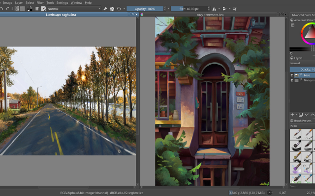 Krita screenshot