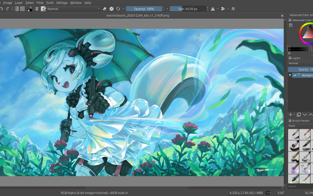 Krita screenshot