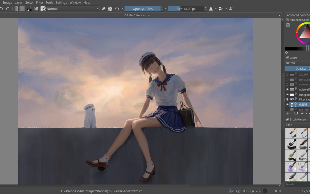 Krita screenshot