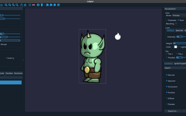 Laigter screenshot