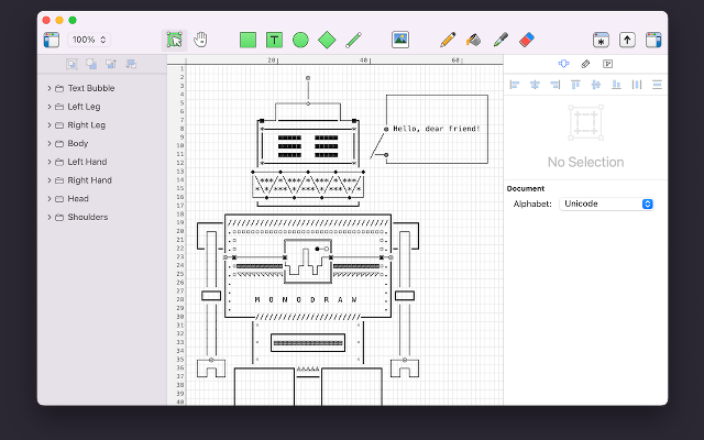 Monodraw screenshot