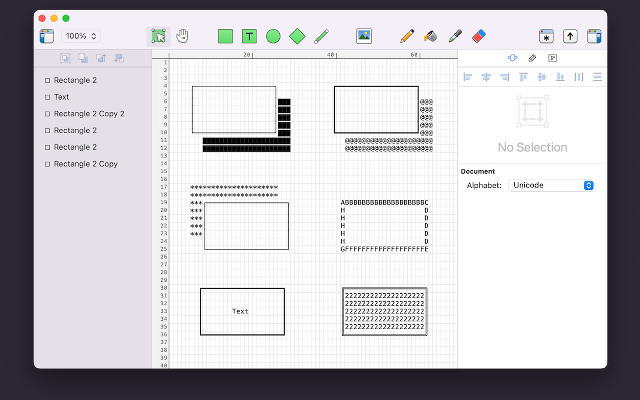 Monodraw screenshot