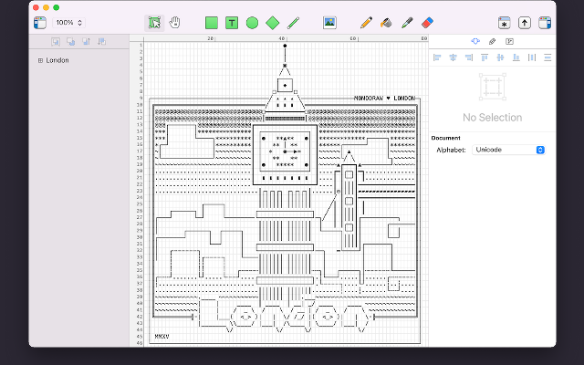 Monodraw screenshot