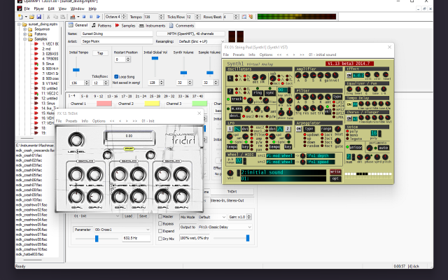 OpenMPT screenshot