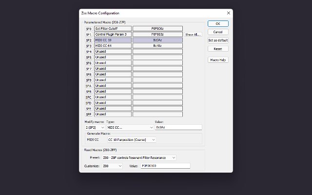 OpenMPT screenshot