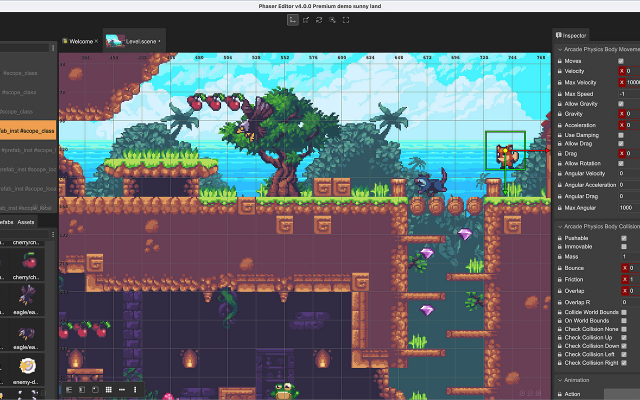 Phaser screenshot