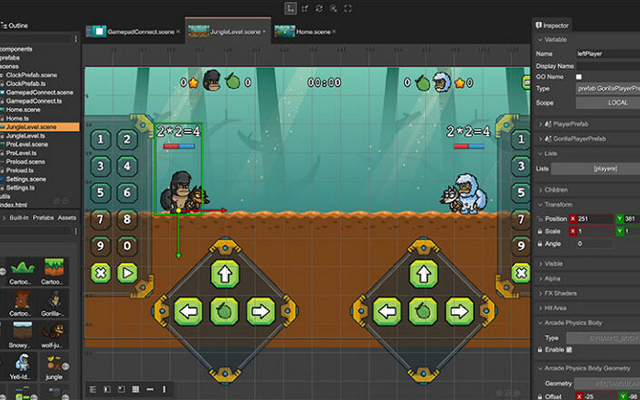 Phaser screenshot