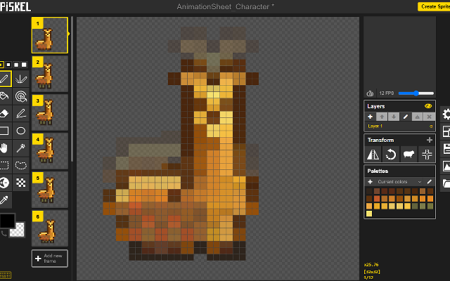 Piskel screenshot