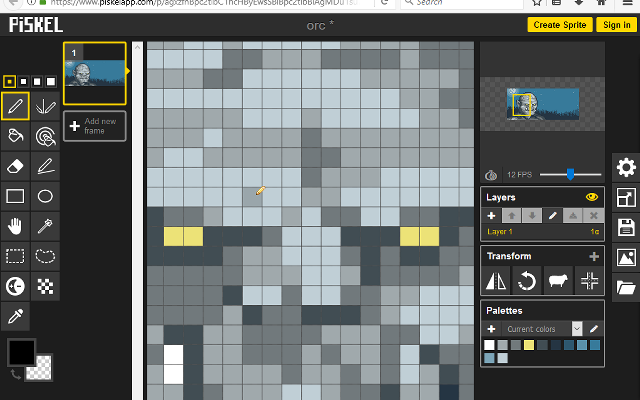 Piskel screenshot