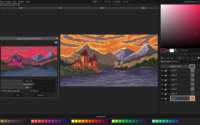 Pixelorama screenshot