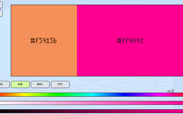 Color Select Screen