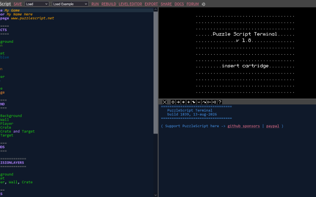 PuzzleScript screenshot