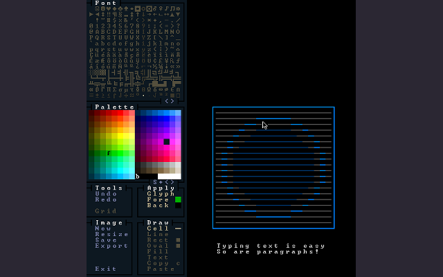 REXPaint screenshot
