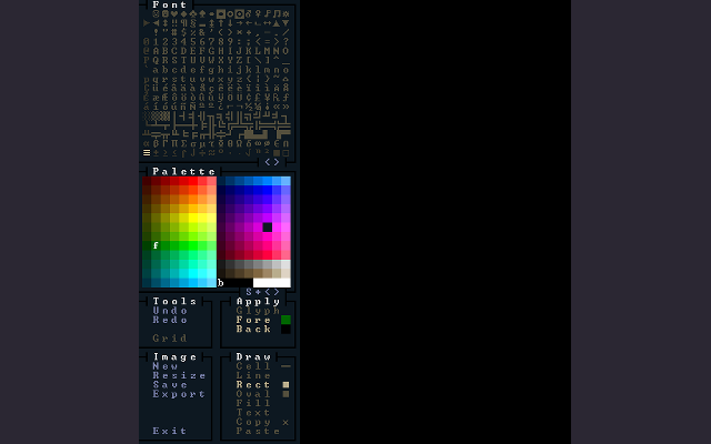 REXPaint screenshot