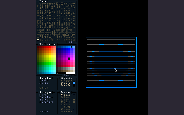 REXPaint screenshot
