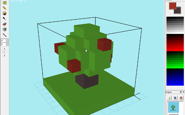 Sproxel screenshot
