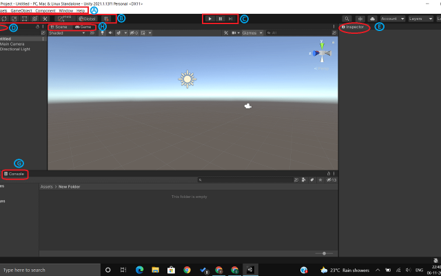 Unity screenshot