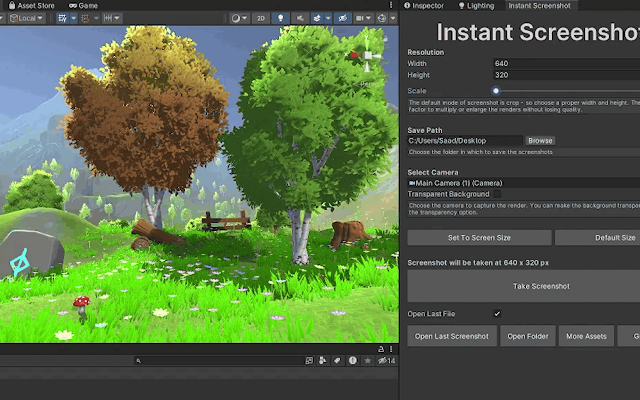 Unity screenshot
