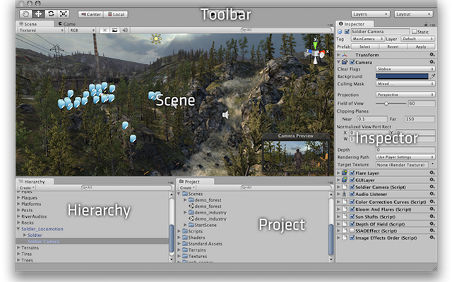Unity screenshot