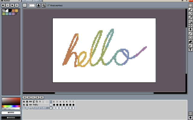 Xprite screenshot